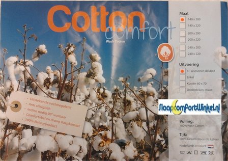 Cotton Comfort Wash dekbed
