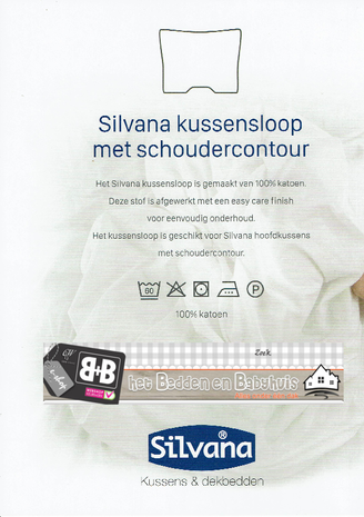 Silvana Kussensloop met schoudercontour 60x70 cm.