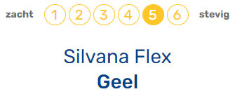 Silvana Flex Geel Zacht 14 cm hoofdkussen