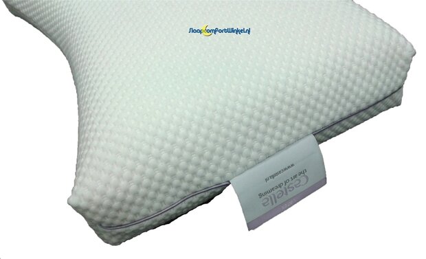 Castella kussen etiket